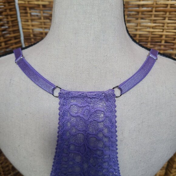 Victoria's Secret Very Sexy Push Up Bra Racer Back Front Closure 32D Lavender - Picture 7 of 8